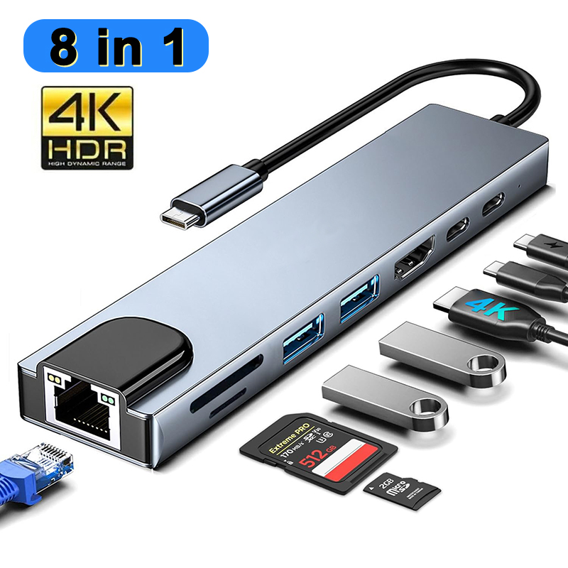 Sd Card Module - 8 em 1 usb tipo c