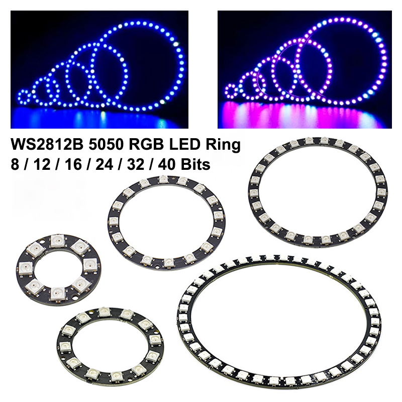 Ws2812B - 1 Peça Anel de LED Inteligente