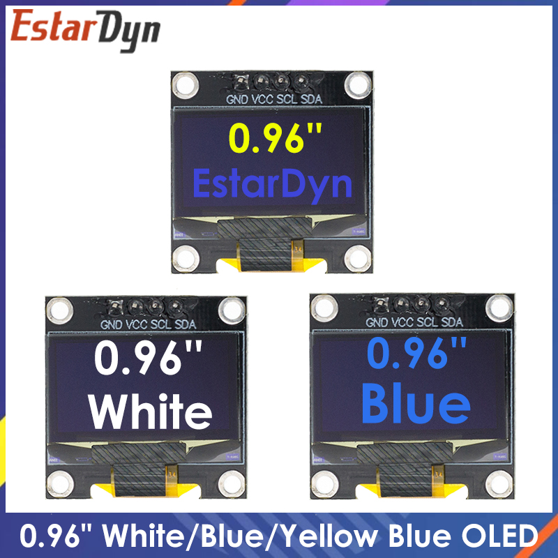 Oled Display 0.96 - 0.96 polegada iic spi serial 7/4pin