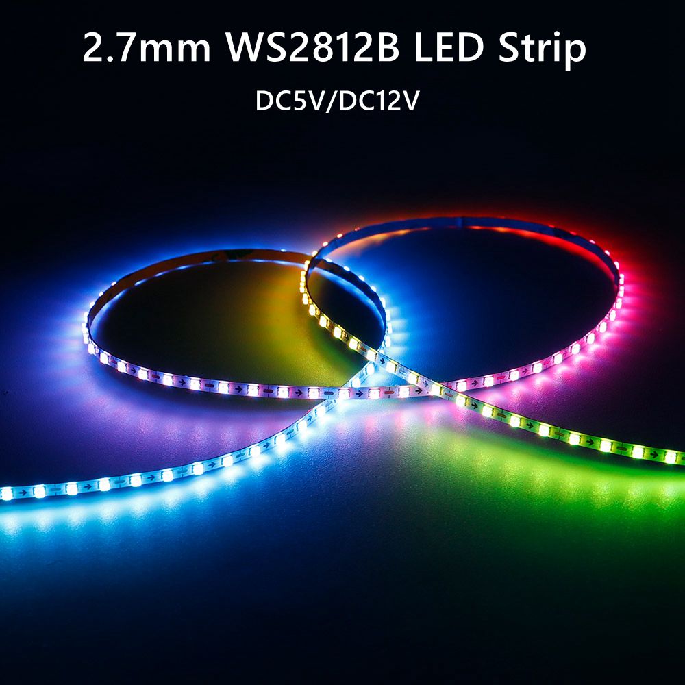 Ws2812B Strip 5V - Fita LED WS2812B de 2,7mm Ultra