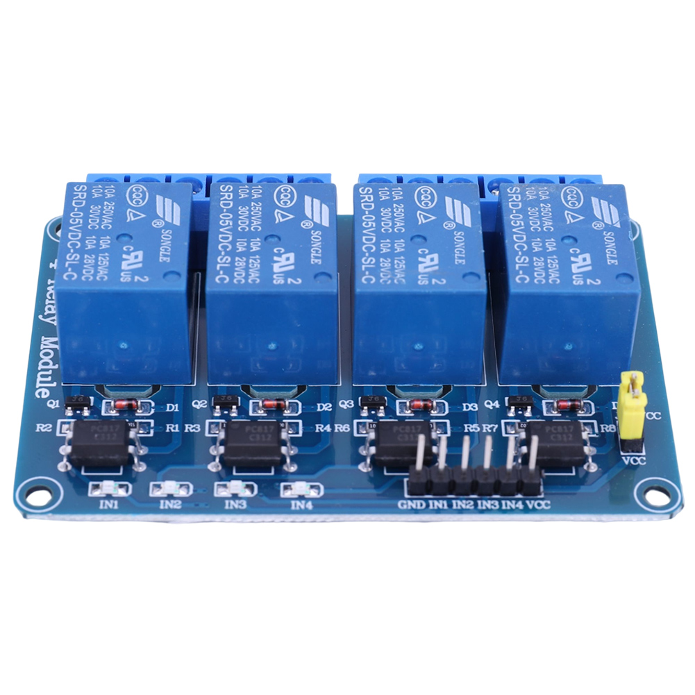 Placa de Relé de 4 Canais 5V 1 - Relay Module 4 Channel avaliação e preço