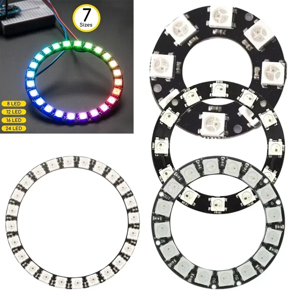 Anel de led 5v individualmente - Neopixel avaliação e preço