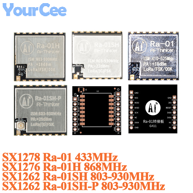 10pcs/1pc SX1276 LoRa Ra-01H 8 - Lora Rfm95 avaliação e preço