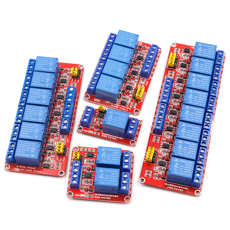 Módulo de Relé de 1/2/4/8 cana - Relay Module 4 Channel avaliação e preço