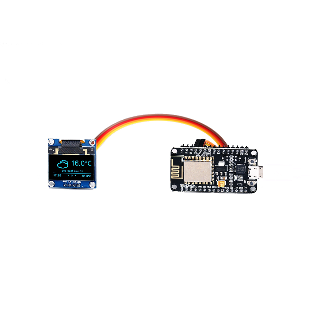 Esp8266-estação meteorológica, - Oled Display 0.96 avaliação e preço