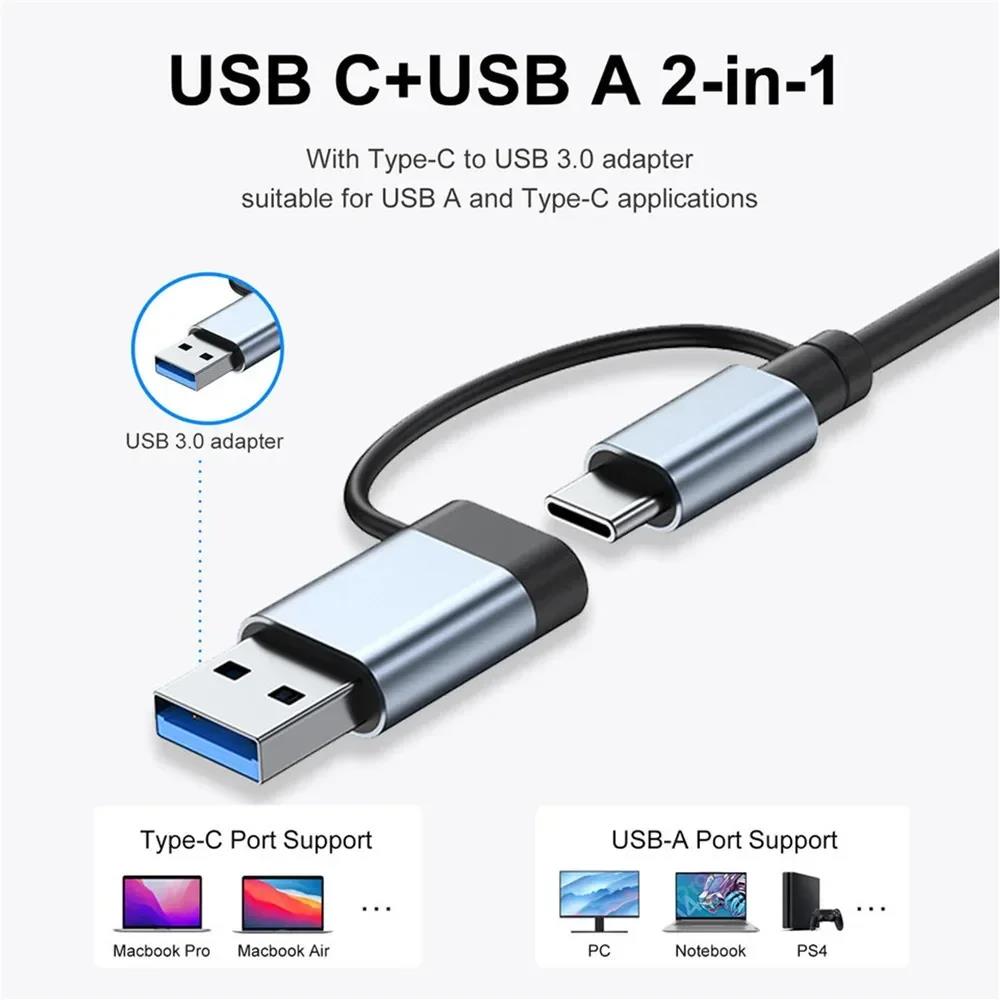Hub USB Tipo C 8 em 1, Extenso - Sd Card Module avaliação e preço