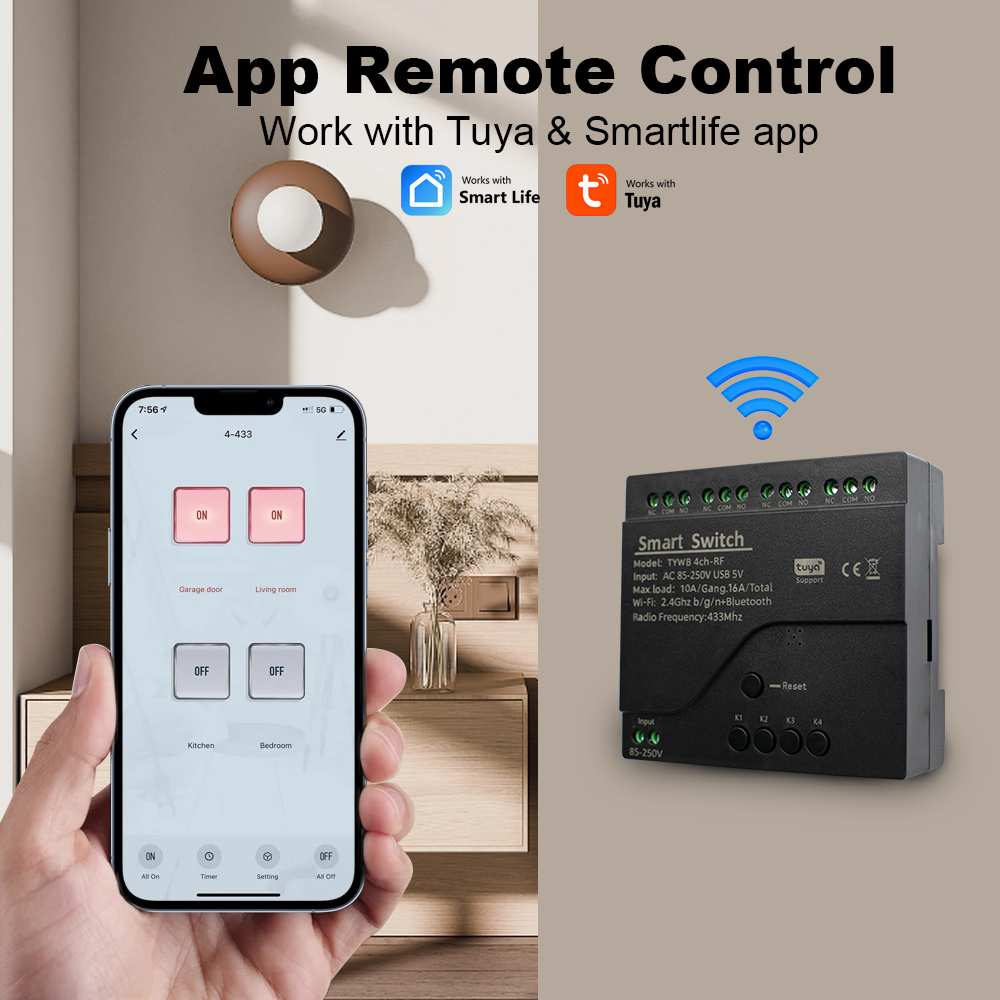 Módulo de interruptor wi-fi in - Relay Module 4 Channel avaliação e preço