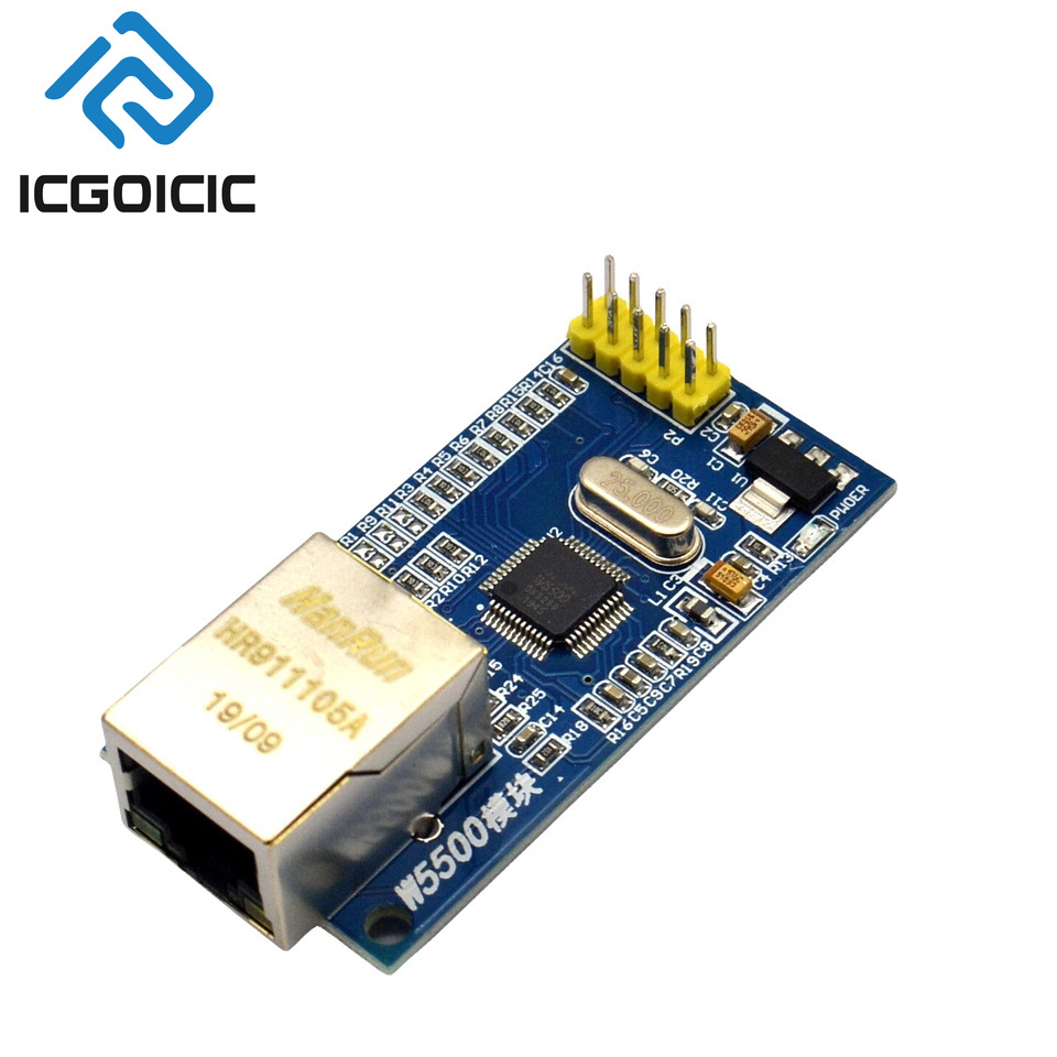 Módulo Ethernet W5500 – TCP/IP - Ethernet W5500 avaliação e preço