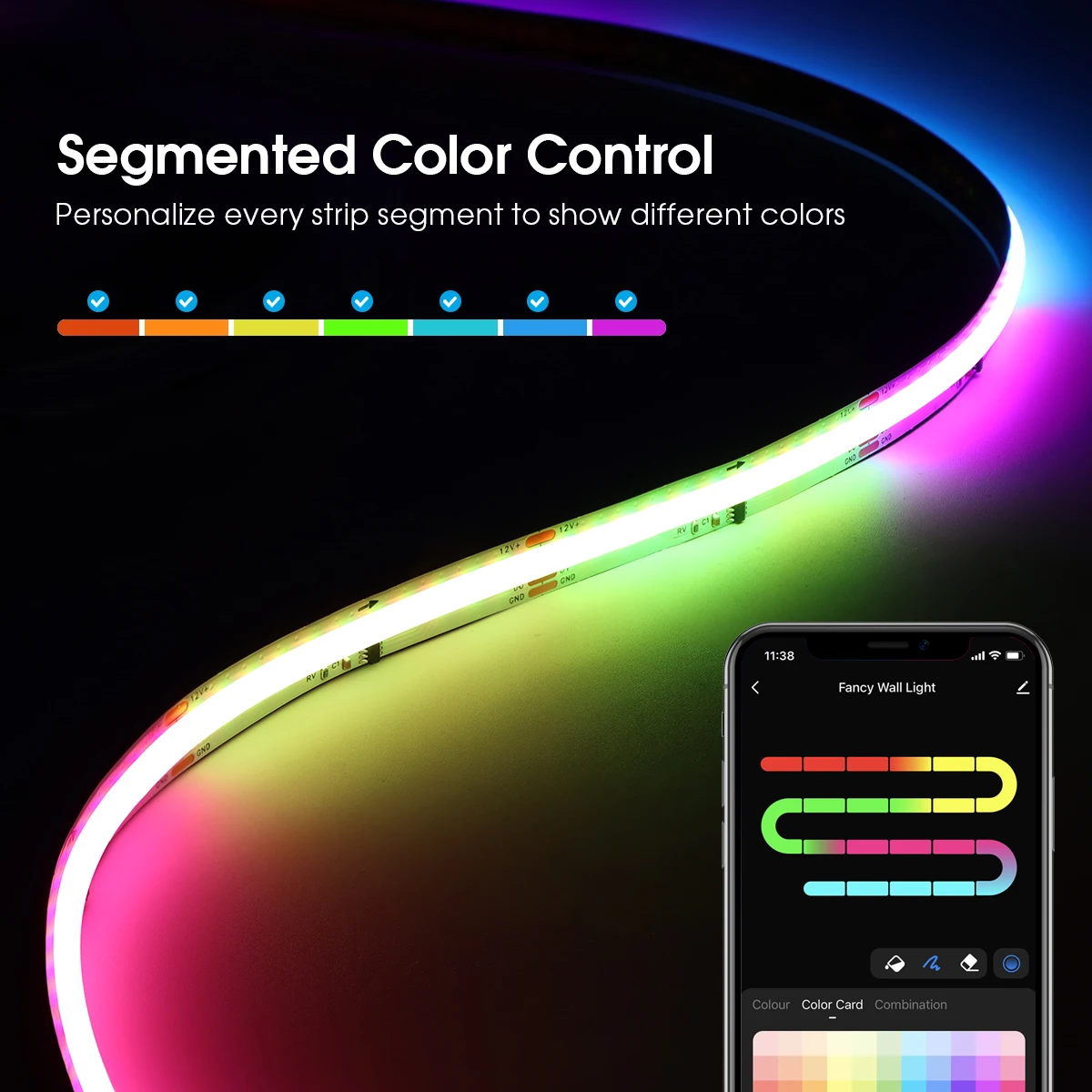 Inteligente tuya ws2811 rgb ic - Ws2812B Strip 5V avaliação e preço