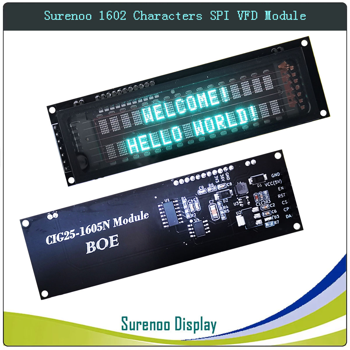 Módulo de Display LCD VFD Sure - Lcd 1602 avaliação e preço