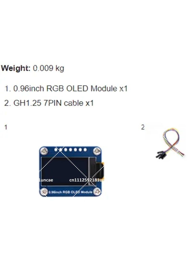 Módulo de Display OLED RGB de  - Oled Display 0.96 avaliação e preço