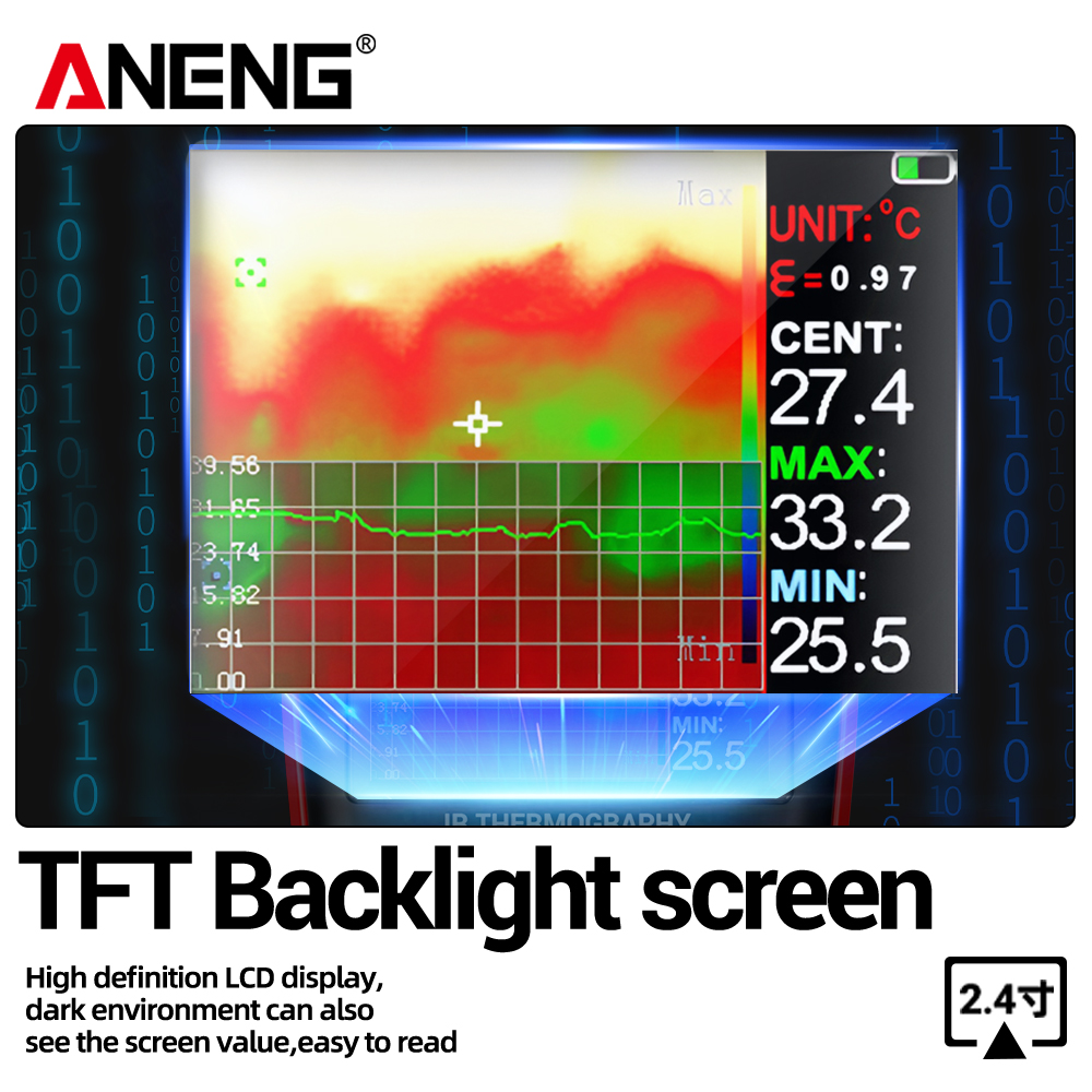 Multímetro de Imagem Térmica A - Tft Display 2.4 avaliação e preço