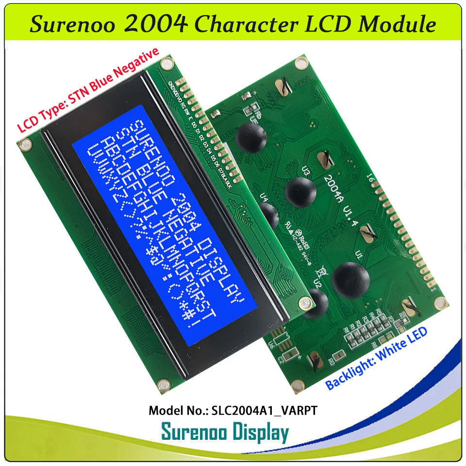 Surenoo 204 20X4 2004 Tela de  - Lcd 1602 avaliação e preço